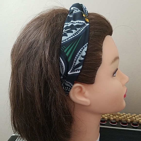 Accessories - NWT-SET OF 2 BLCK SATIN & FABRIC COVERED HEADBANDS